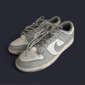 Nike Gray and White Men's Sneakers